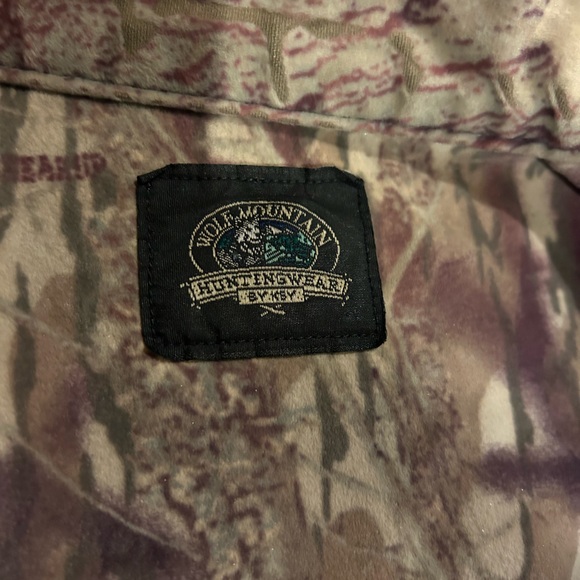 Wolf Mountain Camouflage Long Sleeve Shirt - Picture 4 of 6